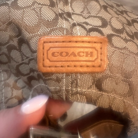 Women’s Coach Brown Patterned Baseball Cap - Picture 2 of 3